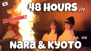 🇯🇵 Our EPIC WEEKEND ADVENTURE in JAPAN!!🔥Travel Guide VLOG in Nara and Kyoto 🍜 Is Japan too crowded?