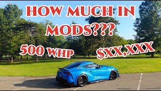 Cost to build a 500 whp MKV Supra