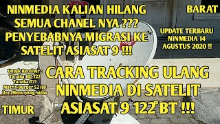 Cara mencari chanel ninmedia yang tidak ada sinyal di satelit asiasat 9 Receiver Tanaka / Matrix