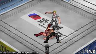 FIRE PRO WRESTLING The Miz vs Rey Fenix finish