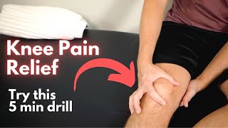 How to Relieve Knee Pain Fast - 5 EASY Moves for Knee Pain Relief