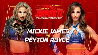 Mickie James VS Peyton Royce (TNA #5 WWE2K24)