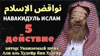 «Навакъыд аль-Ислям» («Действия,выводящие из Ислама»).Действие 5. Шарх: Шейха Али аль-Худейра