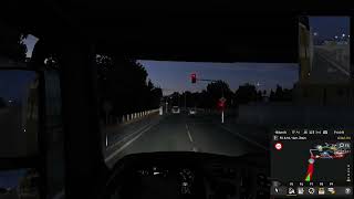 full night drive hard work for make new truck euro truck simulator 2