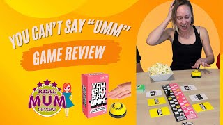 FAMILY GAME REVIEW: You Can't Say "Umm" by Big Potato Games