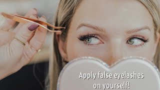 How to Apply False Eyelashes on Yourself!