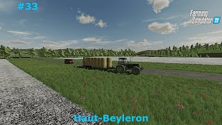 Selling Bales, Harvesting Potatoes And Sorghum // Farming Simulator 22 // Haut-Beyleron - Ep. 33