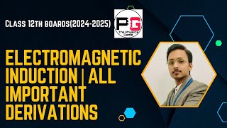 Electromagnetism Induction🤩 || All Important Derivations with time spam|| Class 12th Boards