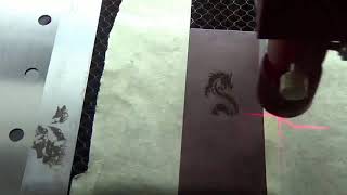 Bodor 0605MU laser engraving and cutting leather