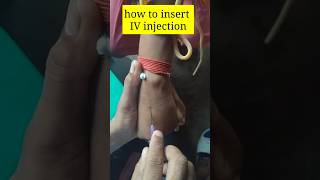 insert IV injection #veins #ivinjection #shorts