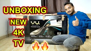 Unboxing My New VU 43inch 4K Smart TV 🔥🔥 | VU 43inch 4k TV Review | Best 4K TV in 2024