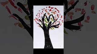 Tree drawing ‼️Water Colour se Tree drawing #tree #trending #viral #shorts #artandcraft#art#drawing