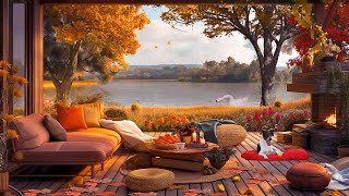 Lakeside House in Autumn 🍂 Serene Views and Peaceful Fall Ambience for Relaxing🍁