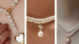 Pearls necklace designs || necklace designs || Beautiful necklace designs #necklace