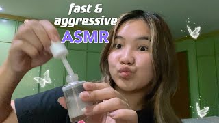 ASMR | FAST AND AGGRESSIVE TRIGGERS AND MOUTH SOUNDS