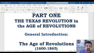 The Texas Revolution of 1836 Session 1