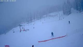 Time lapse avec chute de neige du 05-01-2024 à Puy Saint Vincent