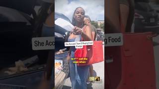 She accused them of buying food stamps