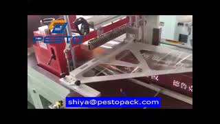 Shrink wrapping machine for wood floor 02