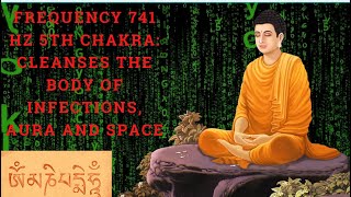 Frequency 741 Hz 5th chakra: cleanses the body of infections, aura and space