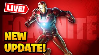 🔴 LIVE - NEW UPDATE! Iron Man Mk 45 Fortnite Gameplay!