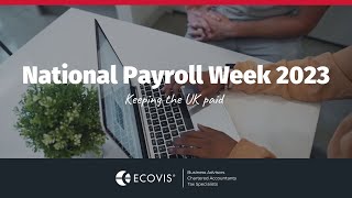 It's National Payroll Week 2023! Here's what's coming up at Ecovis