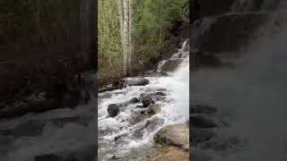 Silver Stairs Waterfall, Glacier National Park