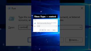 New trick to open Control Panel in windows || how to open control panel in windows 10, 11 #shorts