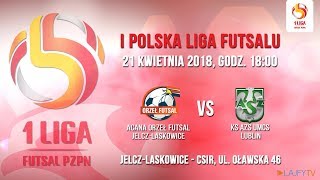 KS Acana Orzeł Jelcz-Laskowice - KS AZS UMCS Lublin (1 Liga Futsalu)