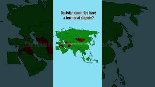 Do Asian countries have a territorial dispute?