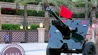 Cannon Fire 🔥 Iftar time In Ramdan Kareem Dubai