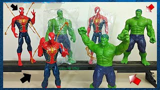 Super Bonecos Homem-Aranha Sem Volta Para Casa VS Hulk Esmaga 30 Cm - Marvel Avengers