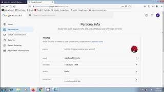 Gmail: how to change personal information on Gmail