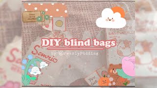 ˚₊‧꒰ა 🍂 ໒꒱ ‧₊˚ Diy Blind bags ˚₊‧꒰ა 🍂 ໒꒱ ‧₊˚  ||• @PearlyPudding  •||