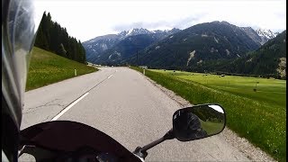 Austria, Tyrol - Gailtal Strasse - Srassen to Kotschach / Europe motorcycle trip 2017 part 5