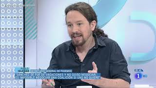 Iglesias resta importancia al hecho de que Errejón se presente a las generales: "Era previsible"