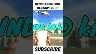 Remote helicopter in Indian bike driving 3d#shorts