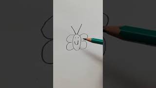 Como dibujar una Mariposa #shorts #mariposa