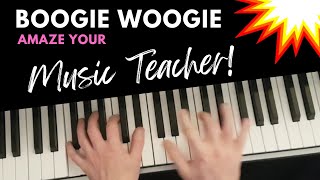 How to Easily Amaze Your Audience by Playing this Rockin' Boogie Woogie Piano Lick ! Piano Music