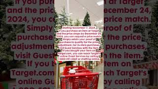 🎯Target Holiday Price Match Guarantee! #shorts