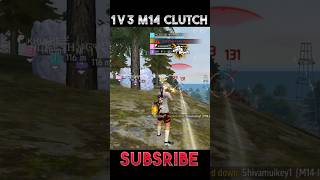 Free fire max 1v3 Clutch #freefiremax #gaming #shorts