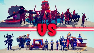 MEGA PIRATE TEAM vs MEGA MEDIEVAL | TABS - Totally Accurate Battle Simulator