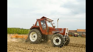 Fiat 1180 dt/ sound!!!/ cultivating/ schijfeggen