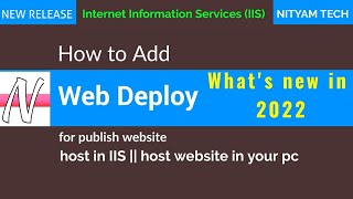 Add Web Deploy #iis