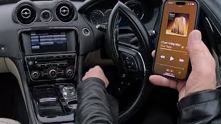 How to operate the bluetooth audio system in a 2015 Jaguar XJ