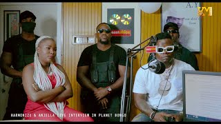 Harmonize & Anjella - Live Interview In Planet Bongo