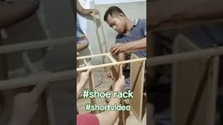 how to assemble shoe rack?