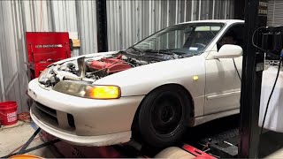 GTX3582R F20B Dyno tune JDM front end Integra