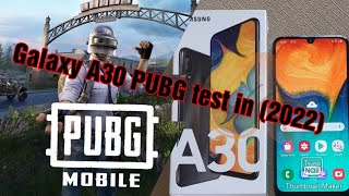 PUBG MOBILE L(global) test on Samsung Galaxy A30 in (2022)