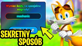 SEKRETNY SPOSÓB NA MECHANIC TAILS W NOWYM UPDATE W SONIC SPEED SIMULATOR